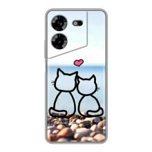 Силіконові Чохли Коханій людині для Tecno POVA 5 (LG7n) (Котейки)