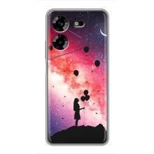 Силіконові Чохли Коханій людині для Tecno POVA 5 (LG7n) (Кулі в небі)