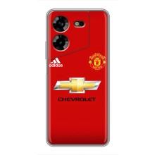 Силіконові Чохли з принтом Футбол на Tecno POVA 5 (LG7n) (Man United)