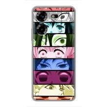 Силіконові чохлі з очіма Anime для Техно Пова 5 (Очі Хашира)