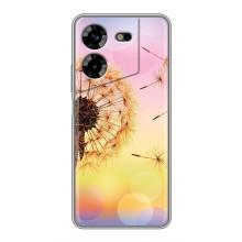 Силіконовий Чохол з кульбабками на Tecno POVA 5 (LG7n) (Квітка-кульбаба)