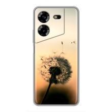 Силіконовий Чохол з кульбабками на Tecno POVA 5 (LG7n) (Роздмухана кульбабка)