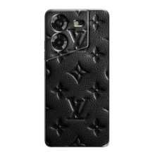 Текстурный Чехол Louis Vuitton для Техно Пова 5 (Черный ЛВ)