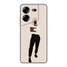 Силіконовый Чохол на Tecno POVA 5 (LG7n) з картинкой Модных девушек (Стильна)