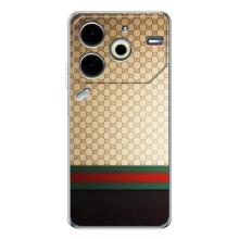 Чехлы Бренд GUCCI для Tecno Pova 6 Neo 5G – Фон Гуччи
