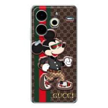 Чехлы Бренд GUCCI для Tecno Pova 6 Neo 5G – Маус Гуччи