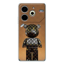 Чехлы для Tecno Pova 6 Neo 5G - Bearbrick Louis Vuitton (PREMIUMPrint)