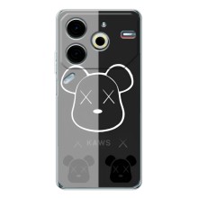 Чехлы для Tecno Pova 6 Neo 5G - Bearbrick Louis Vuitton (PREMIUMPrint) – БеарБрик глаза