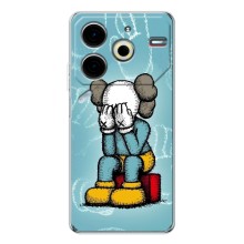 Чехлы для Tecno Pova 6 Neo 5G - Bearbrick Louis Vuitton (PREMIUMPrint) – Плач Bearbrick