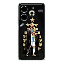 Чехлы для Tecno Pova 6 Neo 5G (Leo чемпион) (AlphaPrint) (Месси Король)