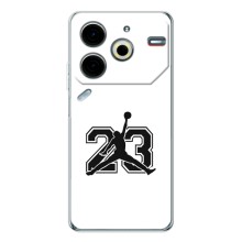 Чехлы для Tecno Pova 6 Neo 5G - с картинкой JORDAN (AlphaPrint) (Jordan 23)