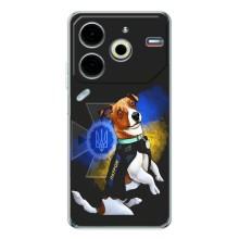 Чехлы с картинкой собаки Патрон для Tecno Pova 6 Neo 5G (AlphaPrint) (Патрон собачка)