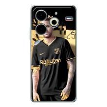 Силиконовый Чехол Tecno Pova 6 Neo 5G – Gold Neymar