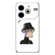 Чехлы с Обезьянами NFT для Tecno Pova 6 Neo 5G (AlphaPrint) (обезьяна NFT Adidas)