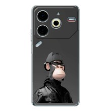 Чехлы с Обезьянами NFT для Tecno Pova 6 Neo 5G (AlphaPrint) (стильная обезьяна NFT)