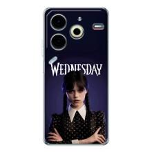 Чехлы с принтом Уэнсдей на Tecno Pova 6 Neo 5G – Wednesdey