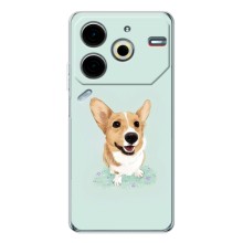 Чехлы с собаками для Tecno Pova 6 Neo 5G (VPrint) (Корги)