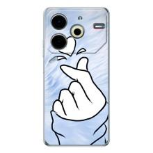 Чохол (Знак сердечка) для Tecno Pova 6 Neo 5G – Серце знак
