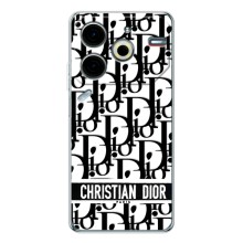 Чохол (Dior, Prada, YSL, Chanel) для Tecno Pova 6 Neo 5G (Christian Dior)