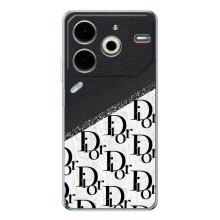 Чохол (Dior, Prada, YSL, Chanel) для Tecno Pova 6 Neo 5G (Діор)