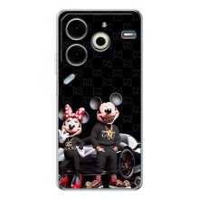 Чехол Disney Mouse Tecno Pova 6 Neo 5G (PREMIUMPrint) – Семья Маусов