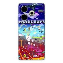 Чохол майнкрафт для Tecno Pova 6 Neo 5G – MINECRAFT