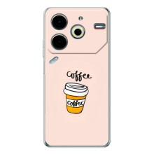 Чехол с изображением  вкусной еды для Tecno Pova 6 Neo 5G – Кружка кофе