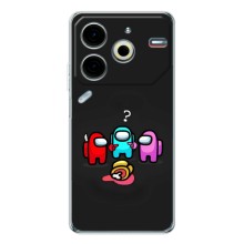 Чехол Амонг Ас для Tecno Pova 6 Neo 5G (AlphaPrint) (Импостер)