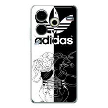 Чехол в стиле "Адидас" для Пова 6 Нео 5G – Adidas шнурки