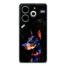 Бампер для Tecno Pova 6 Neo 5G з картинкою "Песики" (Собака Мопсік)