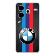Чехол для Пова 6 Нео 5Джи - с принтом БМВ (AlphaPrint) (Лого BMW)