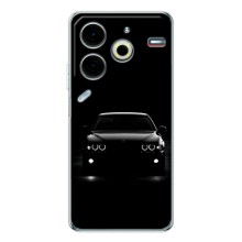 Чехол для Пова 6 Нео 5Джи - с принтом БМВ (AlphaPrint) (Машина BMW)