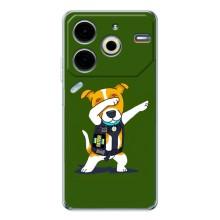 Чехол с принтом Собаки Патрон для Tecno Pova 6 Neo 5G (Собака Патрон)