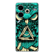 Чехол с птицами на Tecno Pova 6 Neo 5G (VPrint) (Сова с глазом)