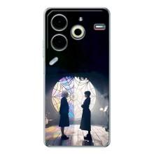 Чехлы Венсдей на Tecno Pova 6 Neo 5G Уэнсдей (AlphaPrint) (Уэнздей и Инид)