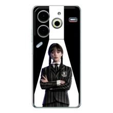 Чехлы Венсдей на Tecno Pova 6 Neo 5G Уэнсдей (AlphaPrint) (W-Wednesday)