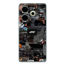 Чехол Формула1 на Tecno Pova 6 Neo 5G – Коллаж Ф1