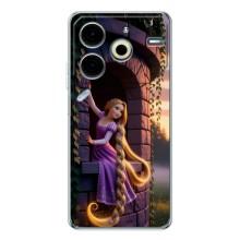 Чехол Рапунцель для Tecno Pova 6 Neo 5G – Рапунцель на башне