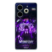 Чехол с дизайном Венздей 2 на Tecno Pova 6 Neo 5G