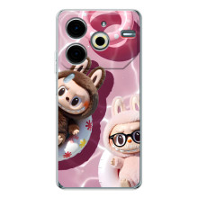 Чехол с Лабубу на Tecno Pova 6 Neo 5G – Игрушка Лабубу