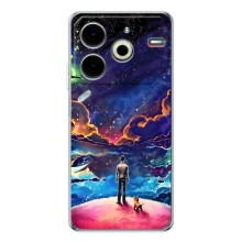 Космические Чехлы для Пова 6 Нео 5Джи (VPrint) (Галактический вид)