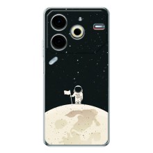 Космические Чехлы для Пова 6 Нео 5Джи (VPrint) (На луне)