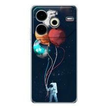 Космические Чехлы для Пова 6 Нео 5Джи (VPrint) (Планеты шарики)