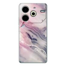 Мраморный чехол на Tecno Pova 6 Neo 5G (VPrint) (Пурпурный Мрамор)