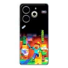 Чохли для Tecno Pova 6 Neo 5G (Персонажі МайнКрафт) (Герой Майнкрафт)