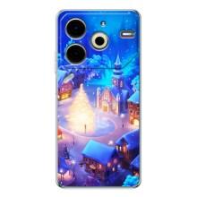 Рождественские Чехлы для Tecno Pova 6 Neo 5G (VPrint) (Рождественский город)