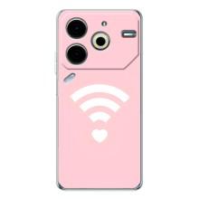 Силіконові Чохли Коханій людині для Tecno Pova 6 Neo 5G – WiFi Love