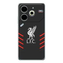 Силиконовые Чехлы принт Футбол на Tecno Pova 6 Neo 5G – Эмблема Liverpool
