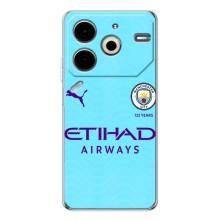 Силиконовые Чехлы принт Футбол на Tecno Pova 6 Neo 5G – Man City