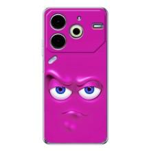 Силиконовые Чехлы (смешные стикеры) для Tecno Pova 6 Neo 5G – Хитрая мордочка